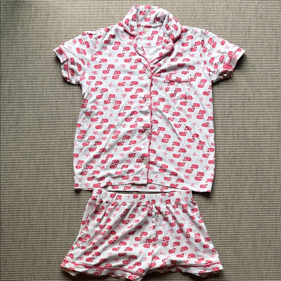 Roller Rabbit Moby Polo Pajamas Pink